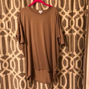NWOT LuLaRoe Irma - Light Brown/Tan - Medium